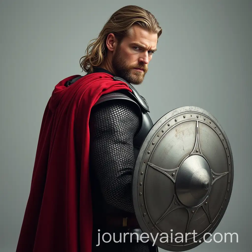Thor-Holding-His-Shield-in-a-Powerful-Pose