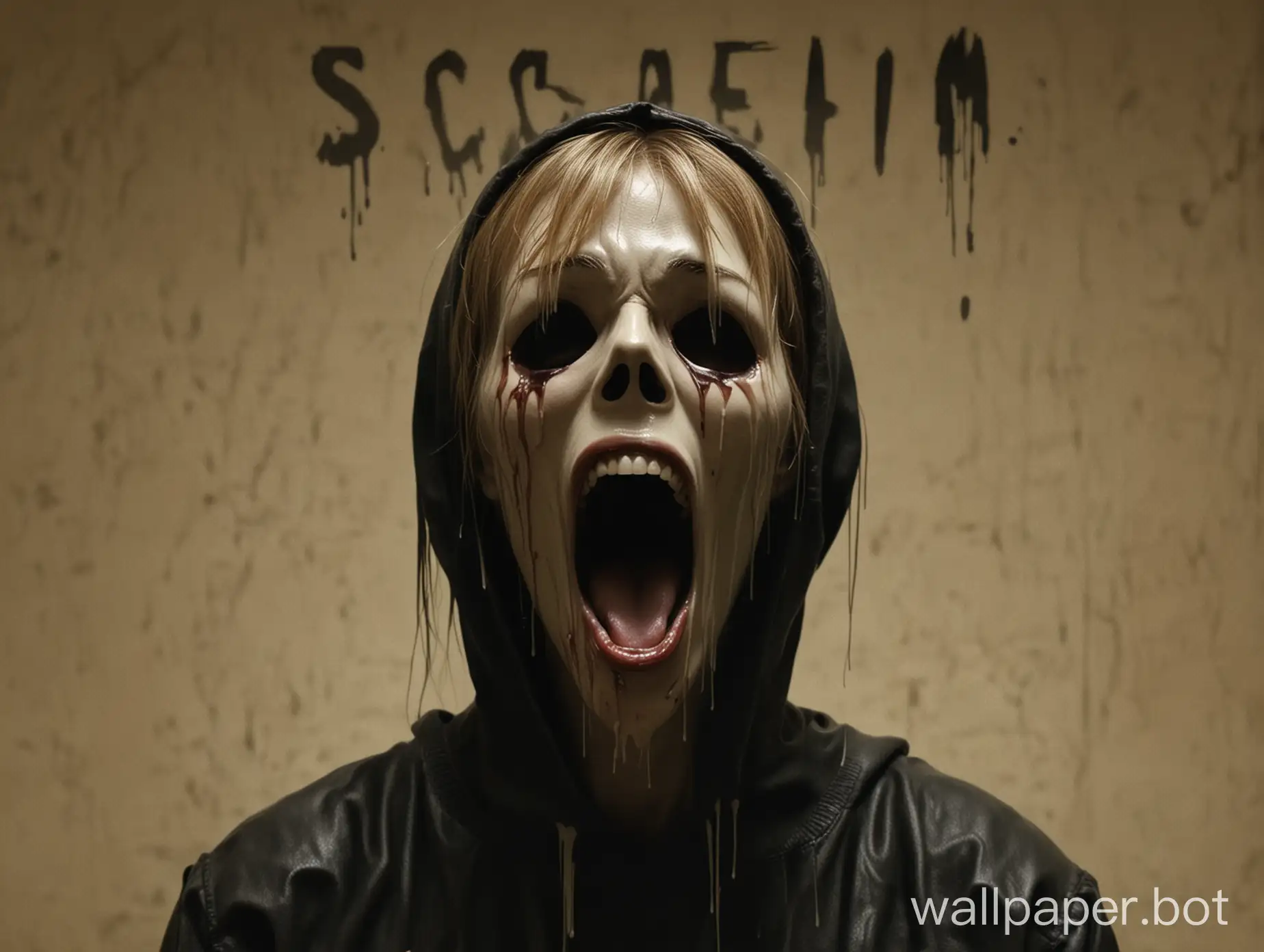  Realistic movie-style wallpaper - "Scream"
(There's no need for translation as the input is already in English)