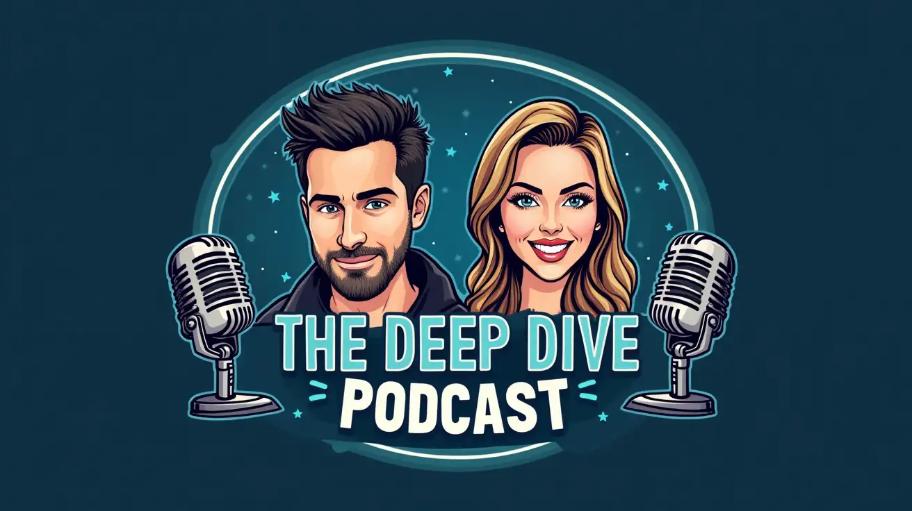 Logo-for-The-Deep-Dive-Podcast-Featuring-Host-Microphones