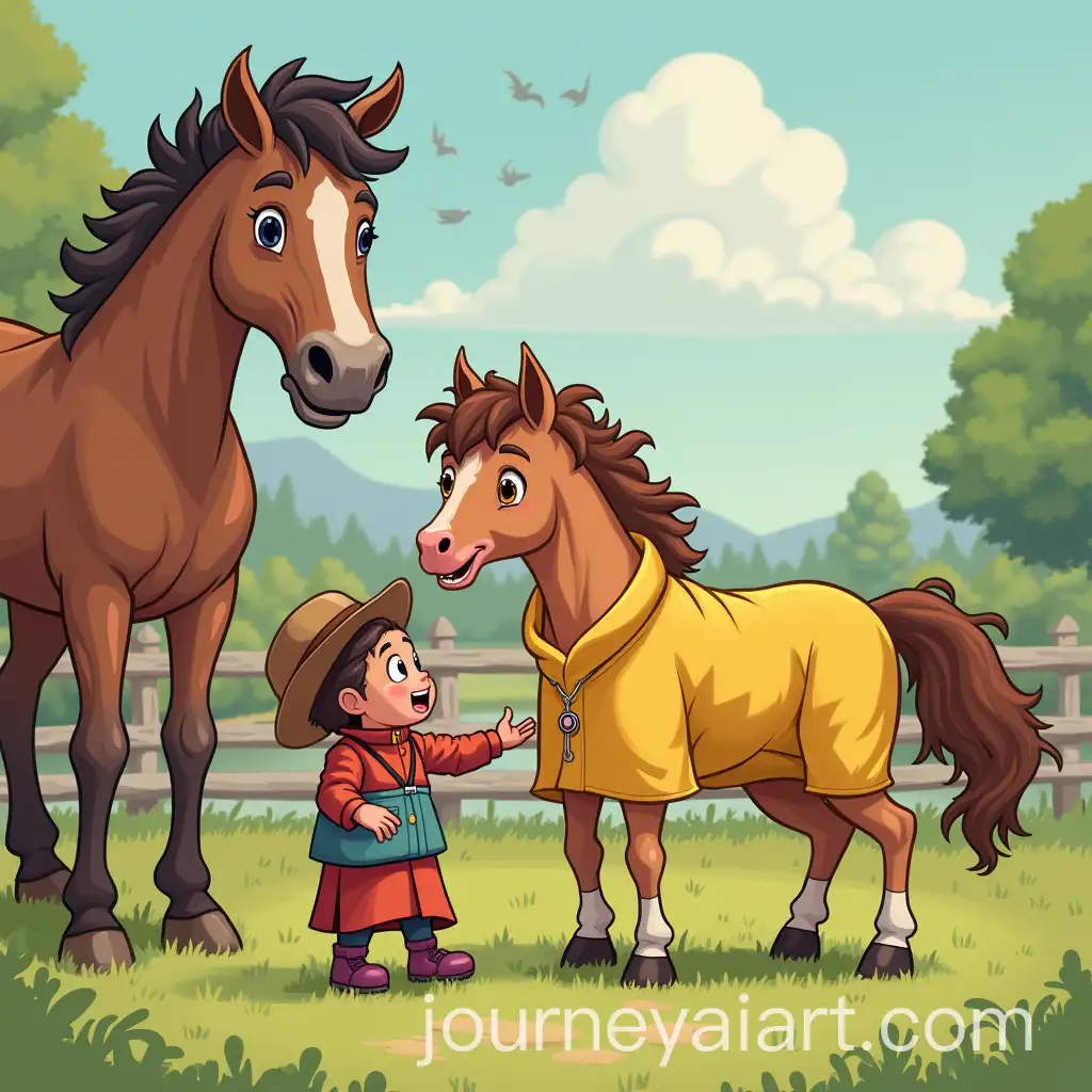 Beansprouts-Magical-First-Encounter-with-a-Majestic-Horse