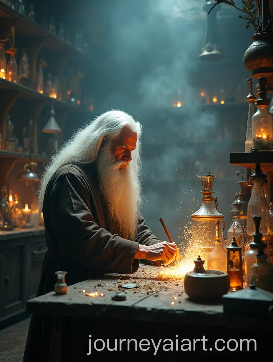 Old-Wizard-in-Ancient-Laboratory-Creating-Mystical-Creation