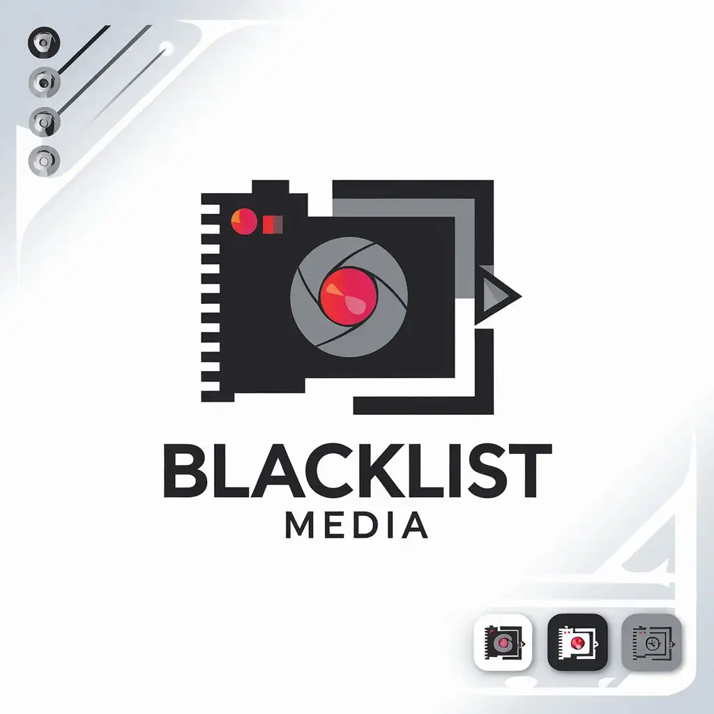 LOGO Design for Blacklist Media Digital Media Agency with Internet Industry Vibe