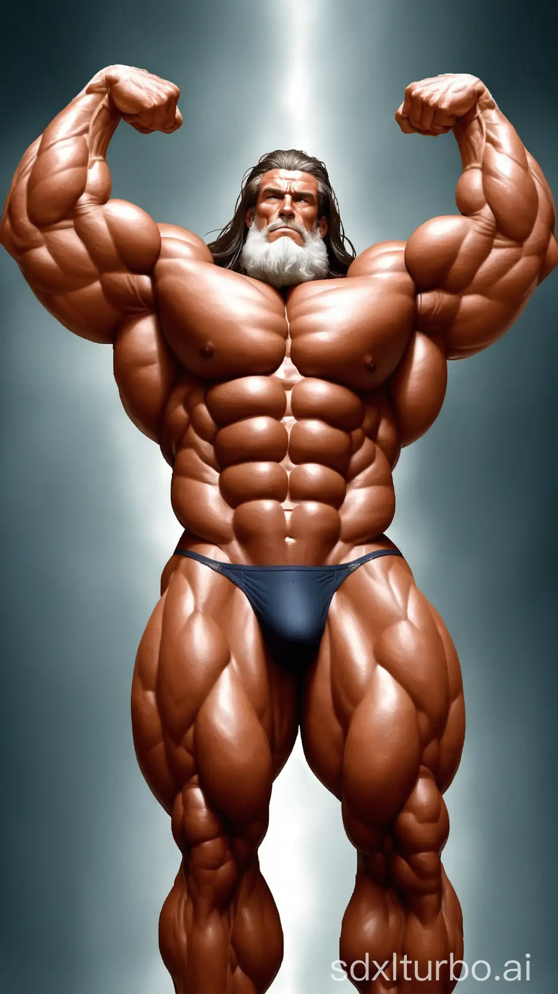 Giant-Old-Man-with-Massive-Muscles-and-Long-Hair-Showing-Huge-Biceps