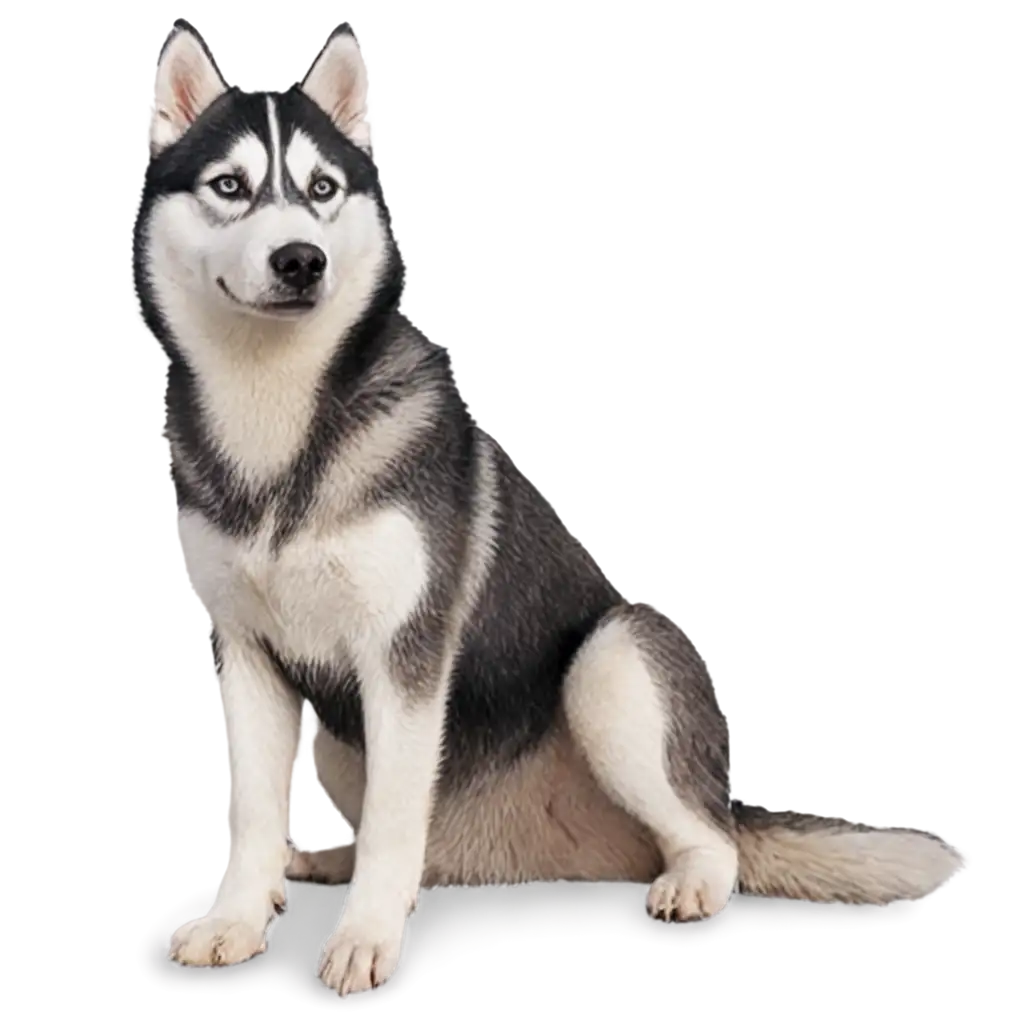 Husky-Sits-HighQuality-PNG-Image-for-Versatile-Use