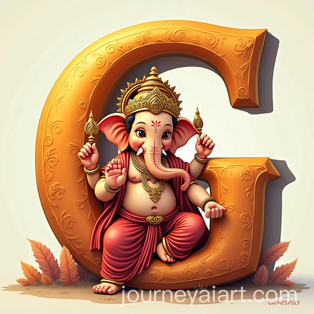 Ganapathi-in-the-Shape-of-the-Letter-G