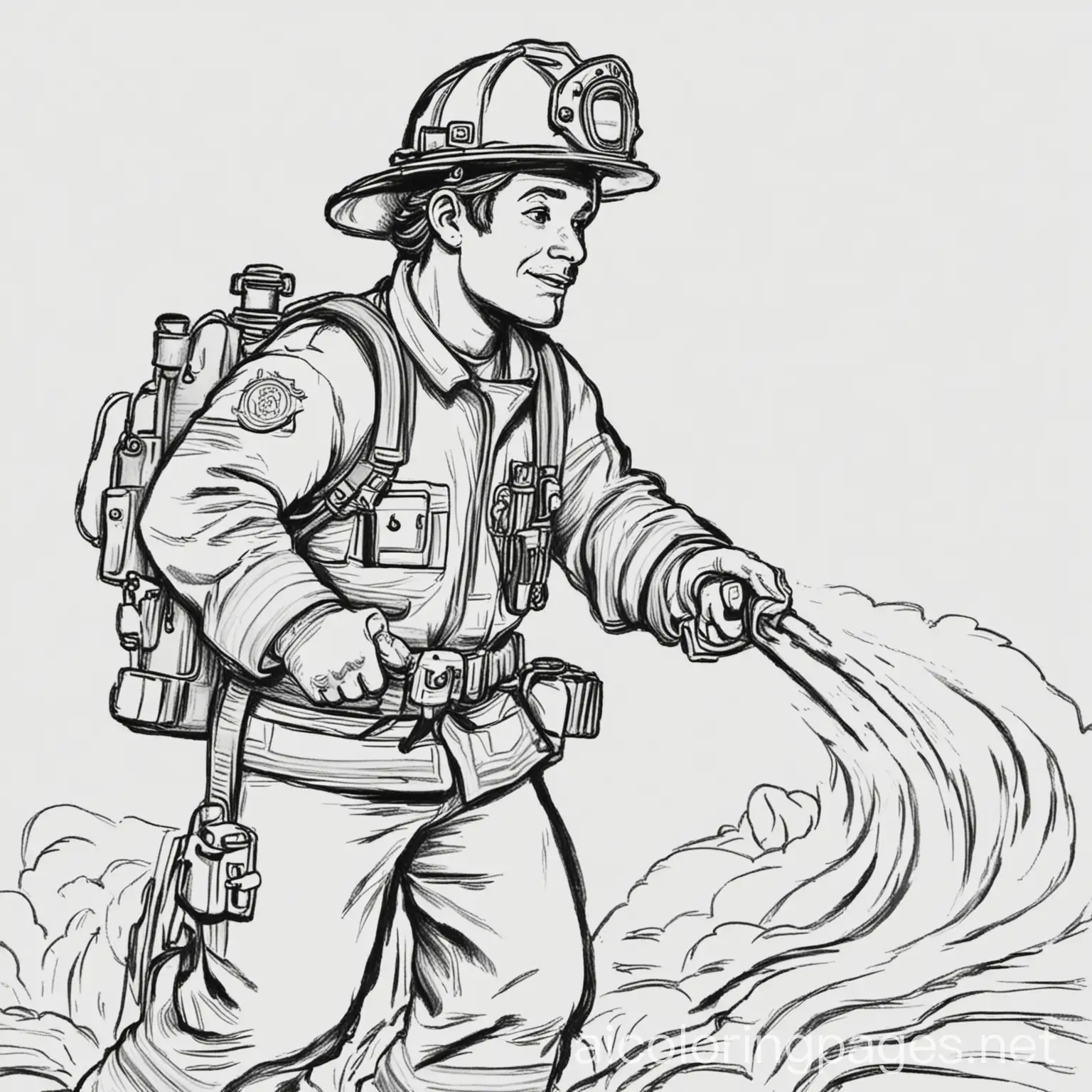 Firefighter-Saving-the-Day-Coloring-Page