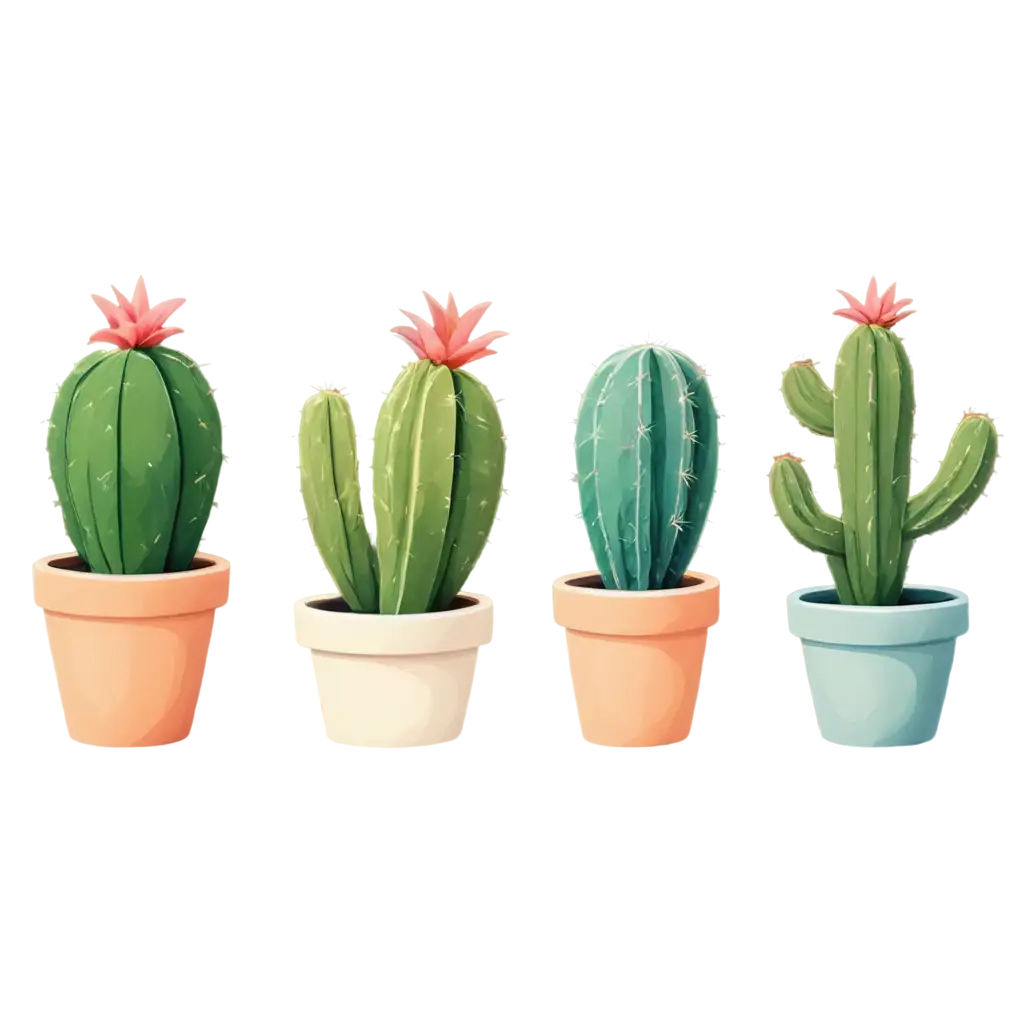 DieCut-Cute-Cacti-Sticker-PNG-for-Creative-Projects-and-Design