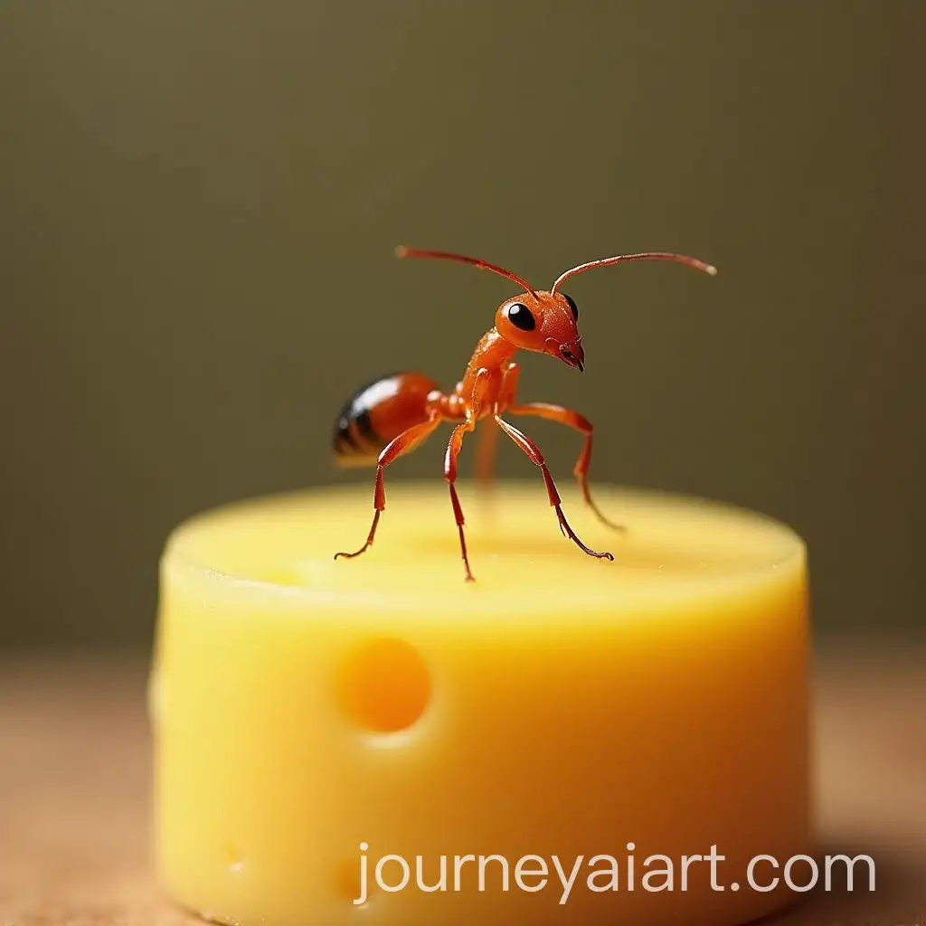 Cheeky-Ant-Dancing-on-a-Cheese-Block