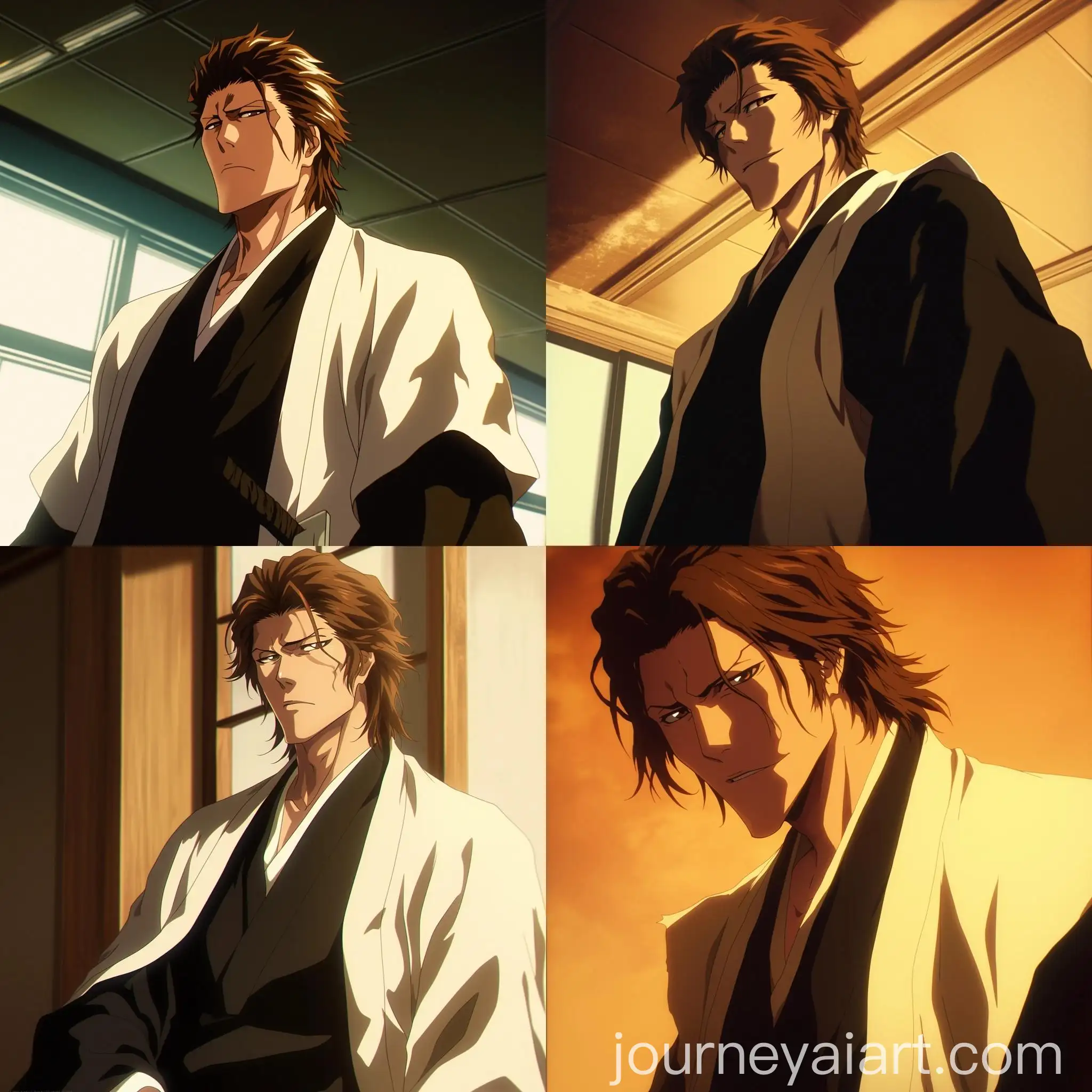 Aizen-Sosuke-Kimono-Portrait-from-Bleach-Anime