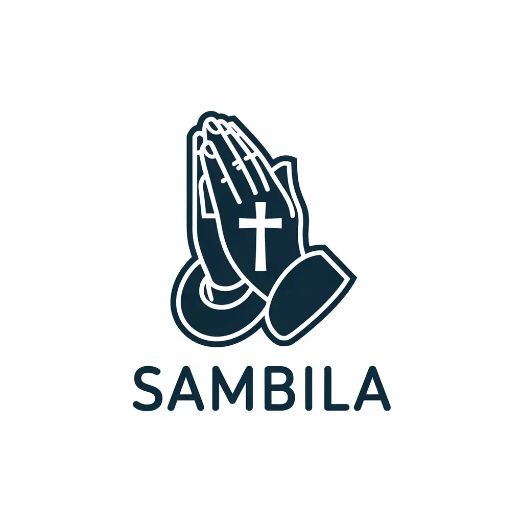 LOGO Design for Sambila Vector Style with Prayer Intercession and Ministry Theme