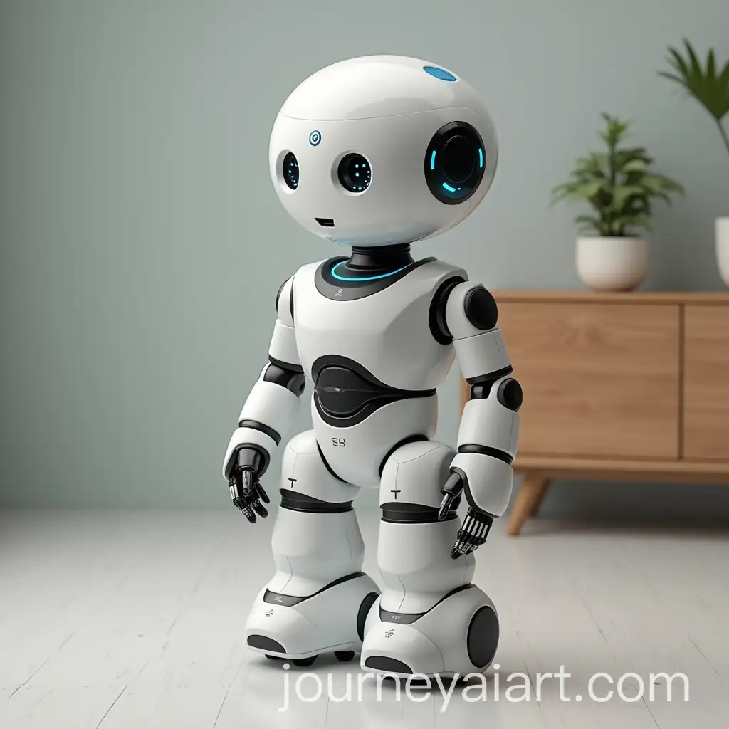 Smart-Home-and-Health-Companion-Robot-in-a-Modern-Living-Room