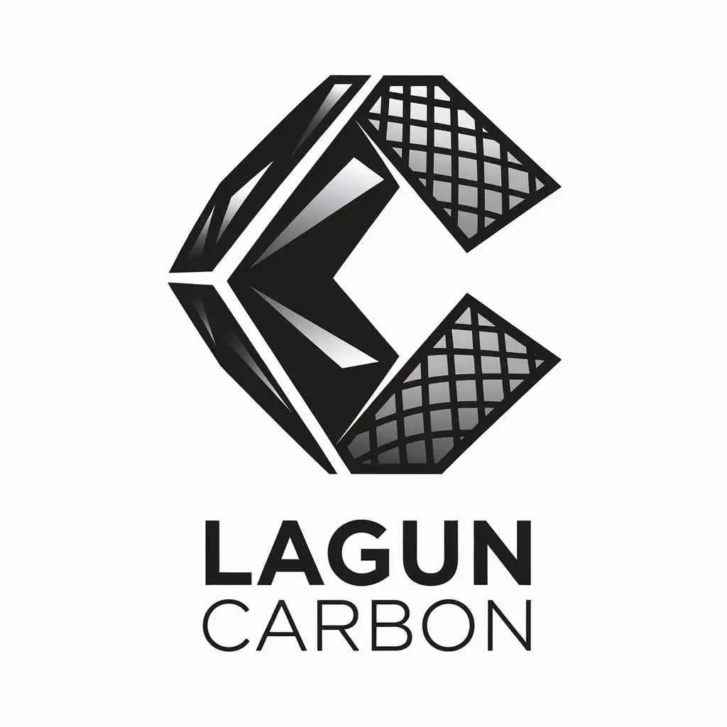 LOGO-Design-for-LAGUN-CARBON-Composite-Material-Theme-with-a-Modern-Twist