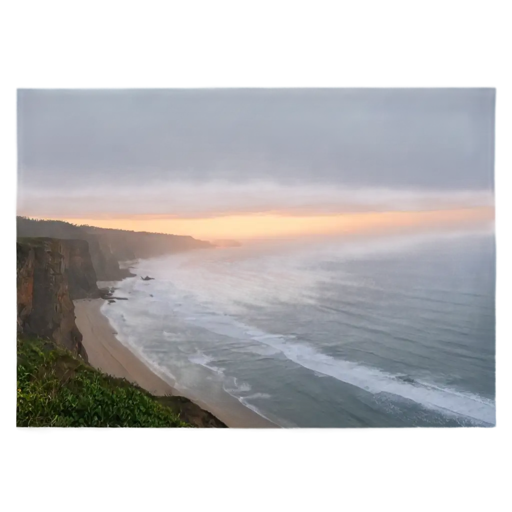 Coastal-Landscape-PNG-Image-with-Sunrise-Cliffs-and-Serene-Oceans-Perfect-for-HighQuality-Visuals