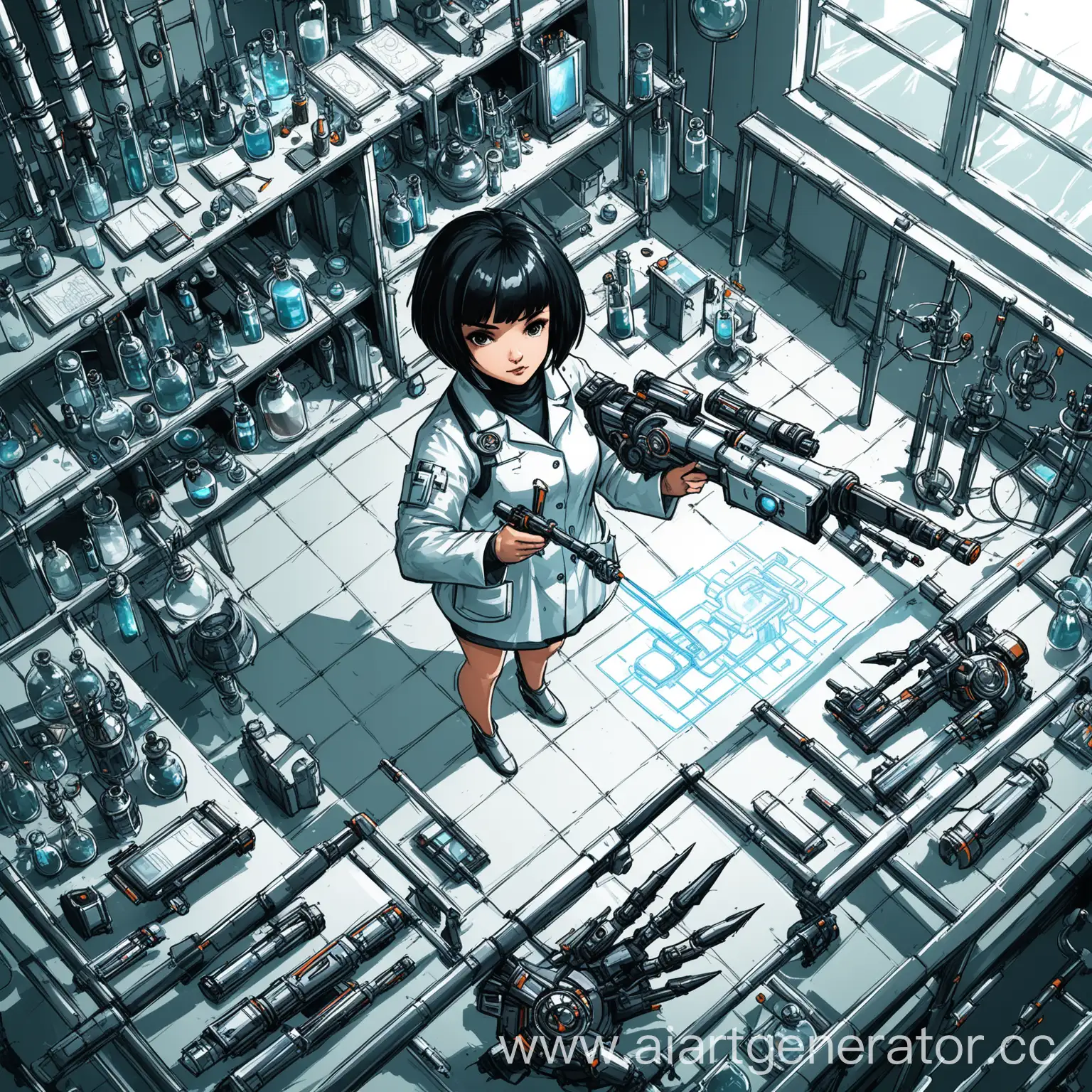 Scientist-Girl-Creating-SciFi-Weapons-in-Laboratory