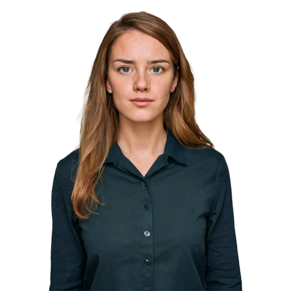 Realistic-American-Woman-PNG-Image-with-Detailed-Facial-Features-and-Dark-Collared-Shirt