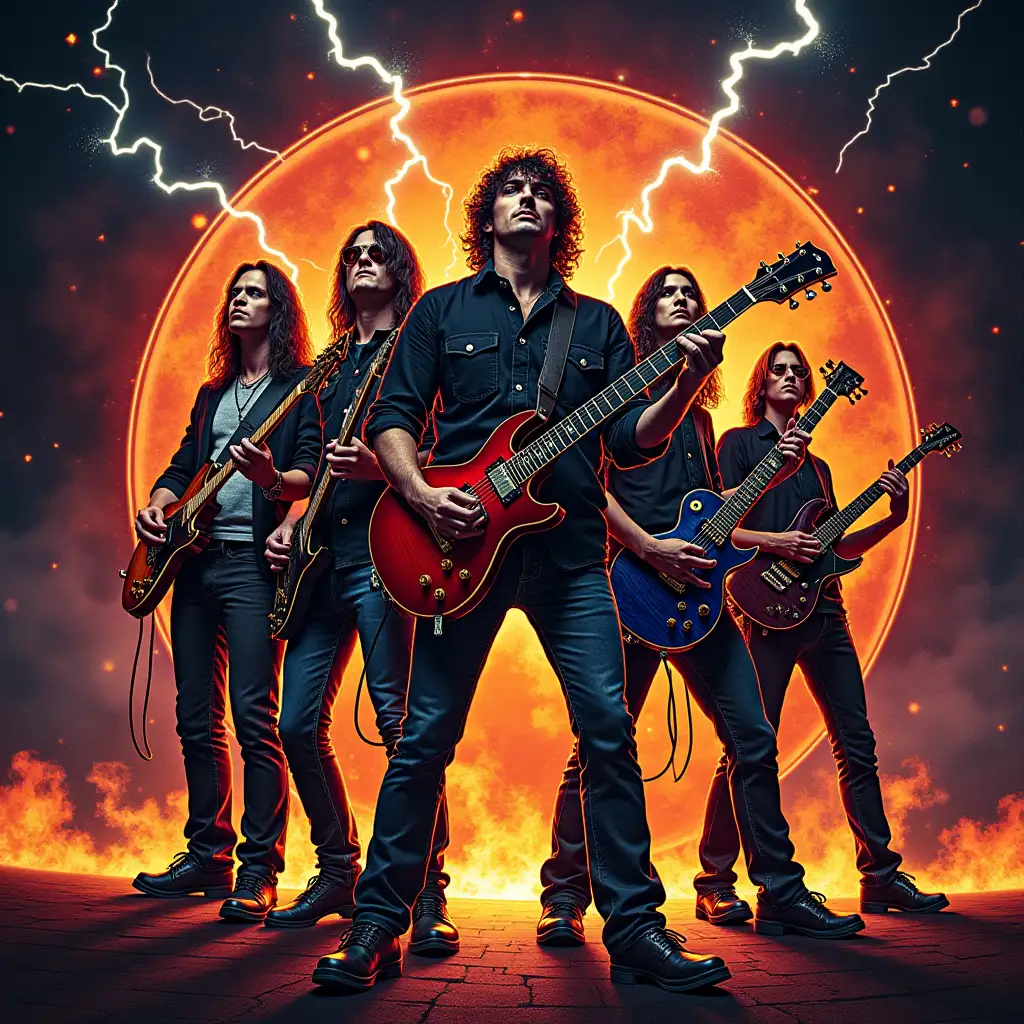 Thunderstruck-Band-Poster-Featuring-Classic-Rock-Aesthetic