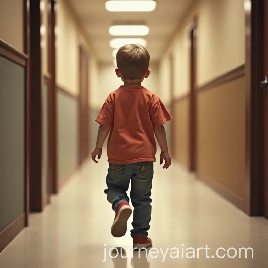 Cute-4Foot-Boy-Walking-in-a-Hallway