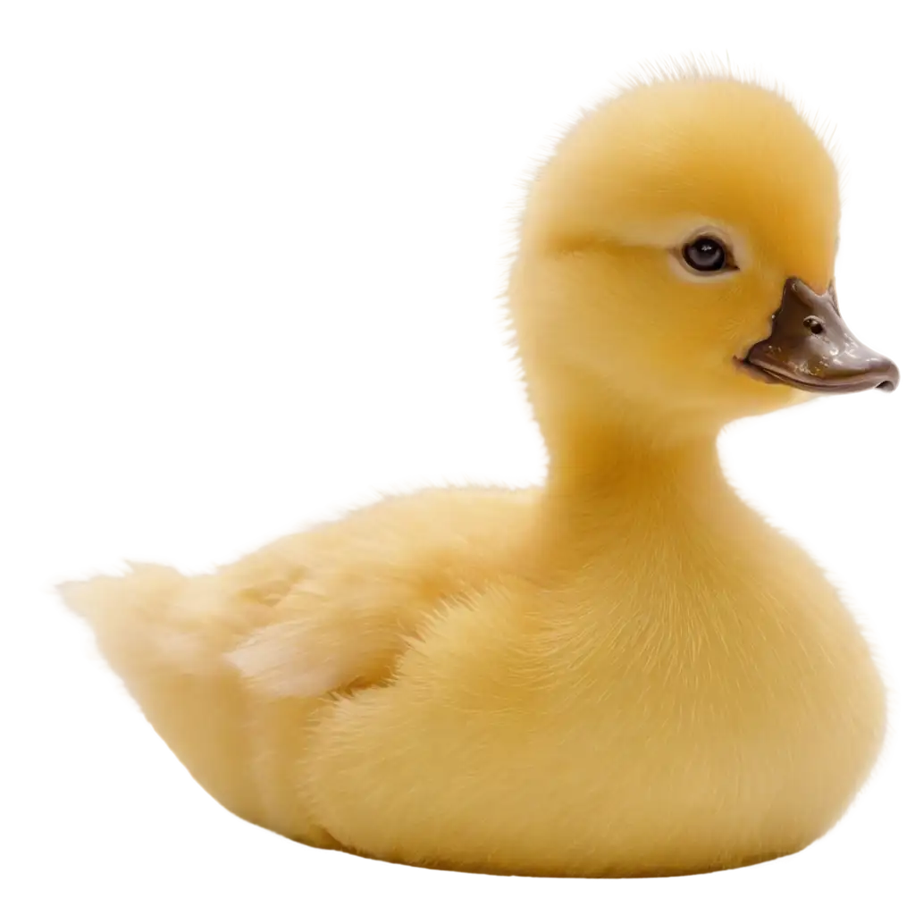 Vibrant-PNG-Image-of-a-Yellow-Baby-Duck-for-Versatile-Use