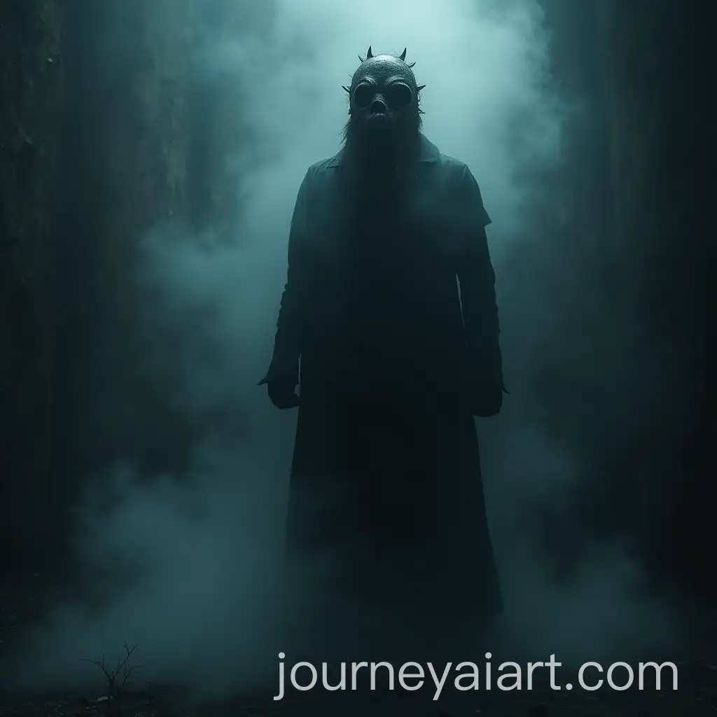 Mysterious-Shadowy-Figure-with-Surreal-Mask-in-a-Dark-Misty-Setting