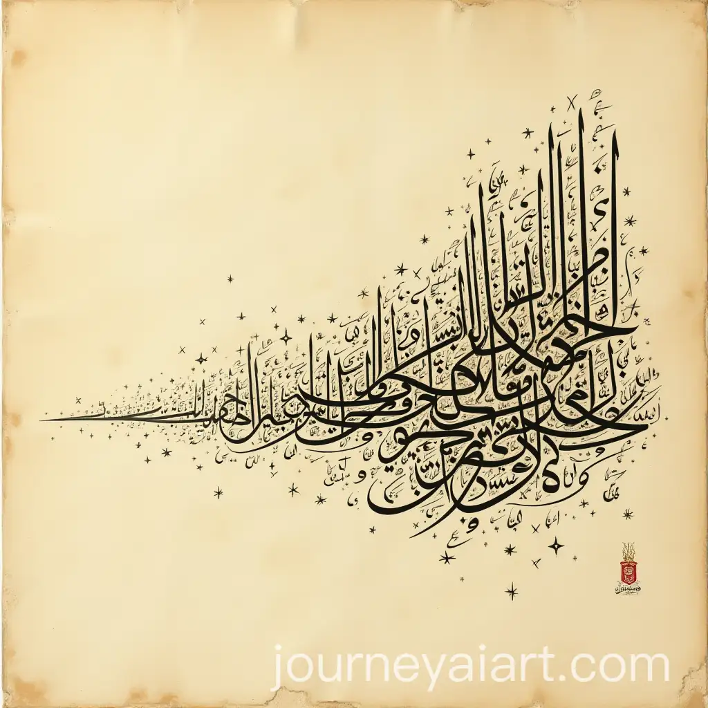 Persian-Calligraphy-Poem-in-Traditional-Iranian-Style