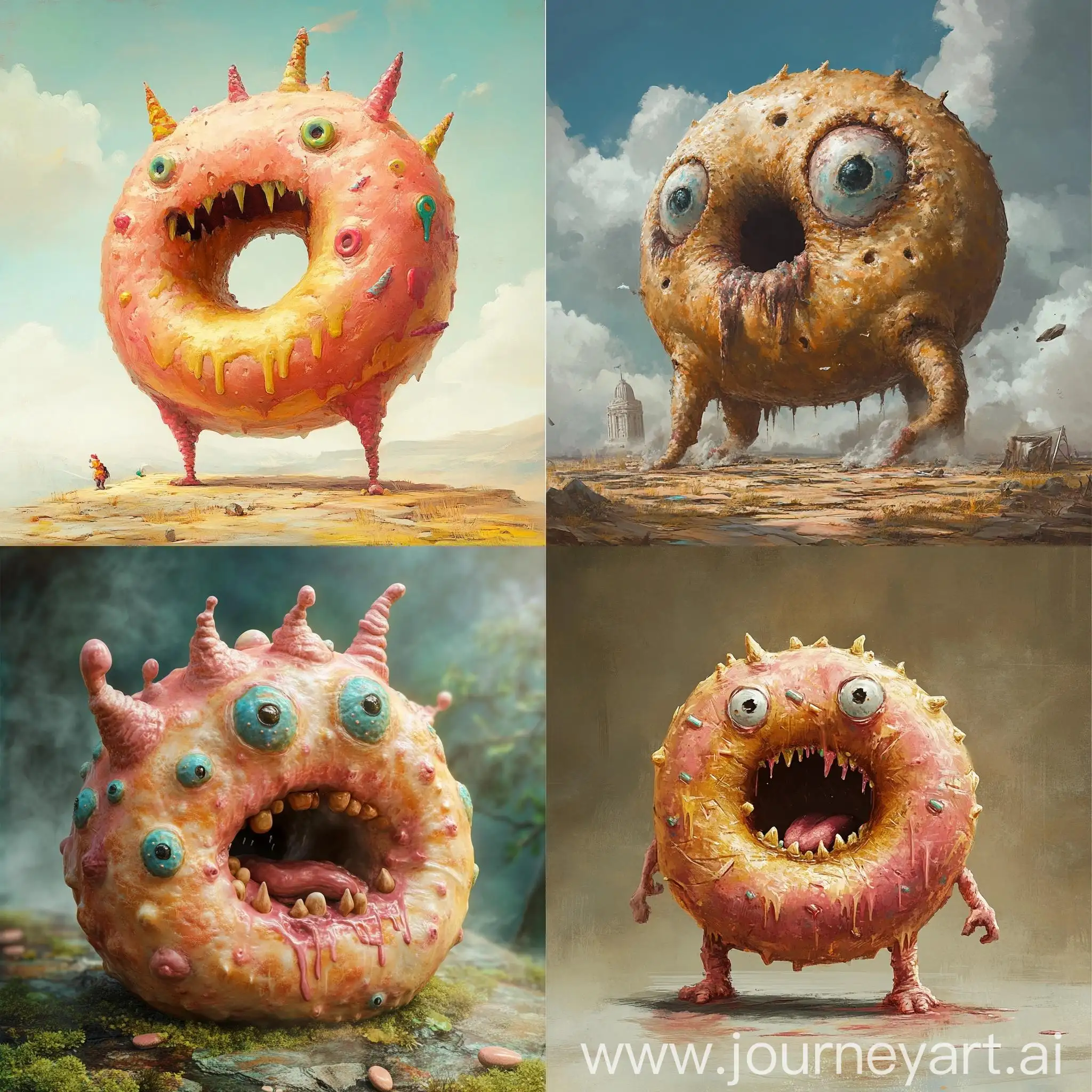 DonutShaped-Monster-in-a-Colorful-Fantasy-Scene