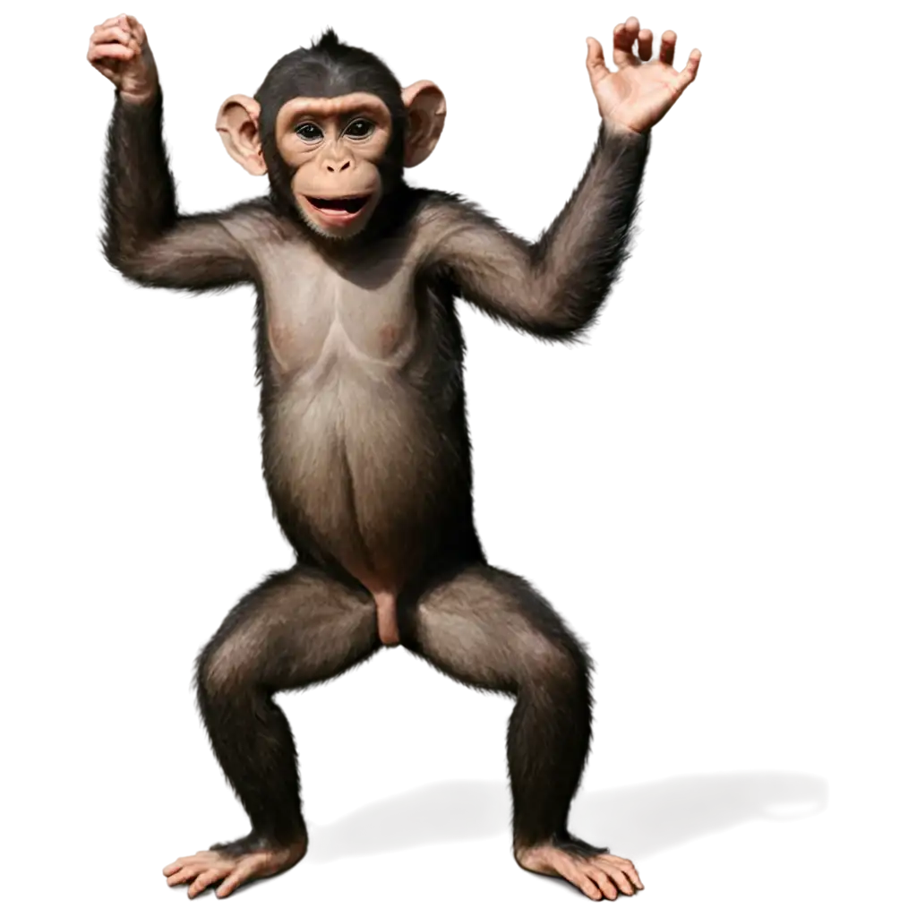 Dancing-Monkey-PNG-Image-Playful-and-Vibrant-Art-for-Online-Content