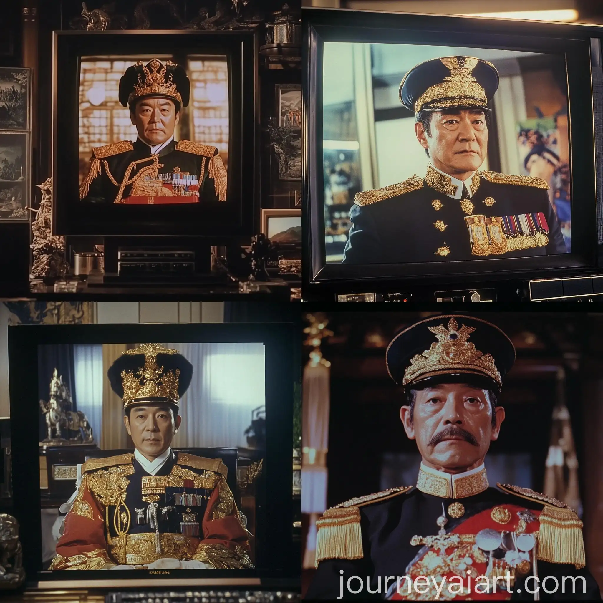 Vintage-VHS-Screen-Grab-of-JapaneseKorean-Empire-Monarch