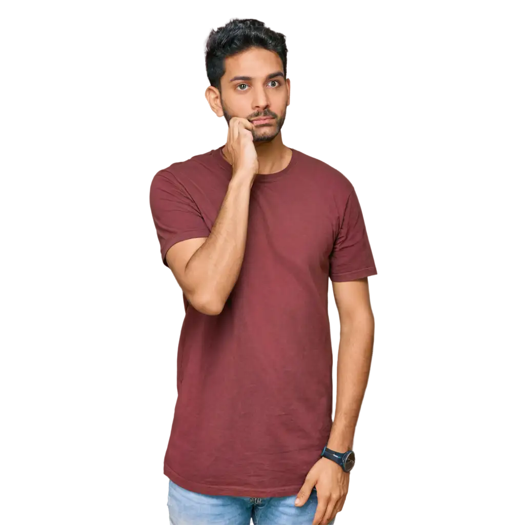 Indian-Man-Thinking-PNG-Image-HighQuality-Transparent-Format-for-Various-Uses