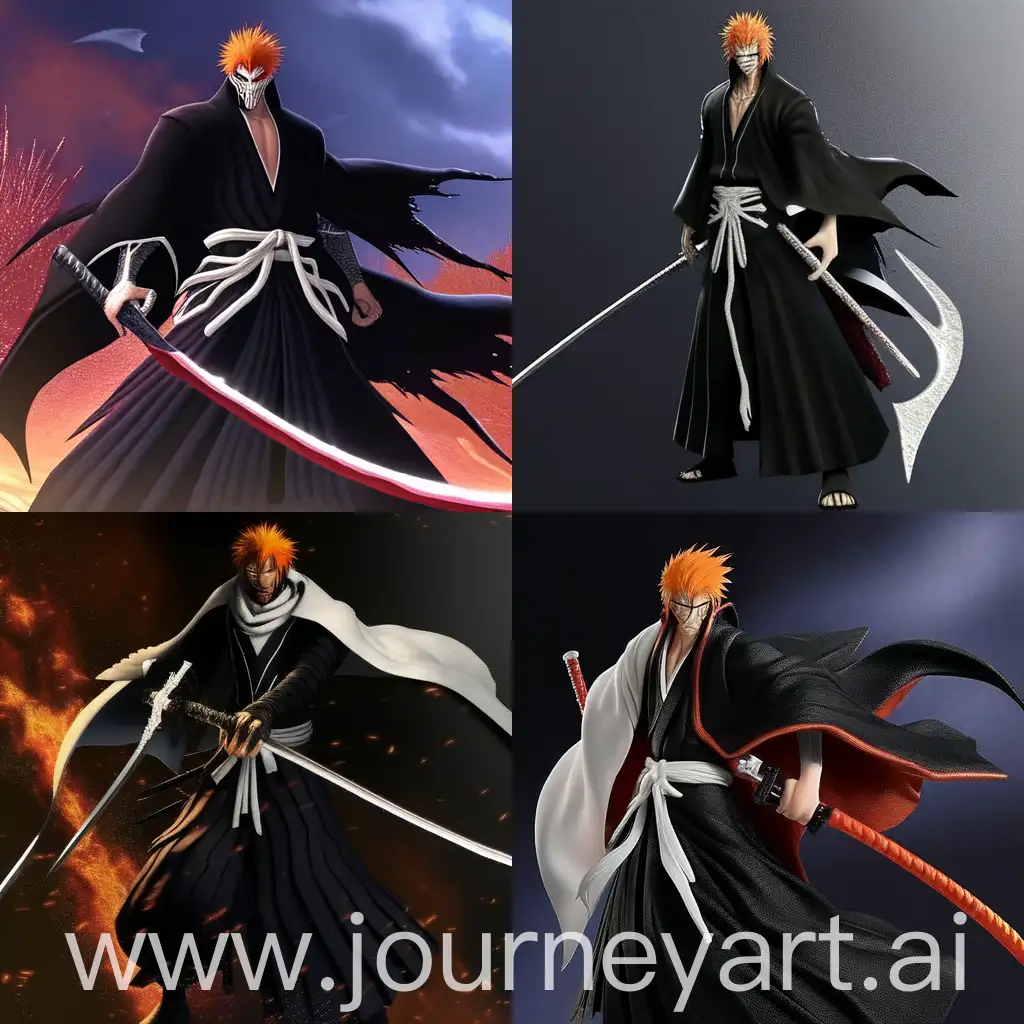 Ichigo-Kurosaki-in-His-Dominant-Bankai-Form-from-Bleach