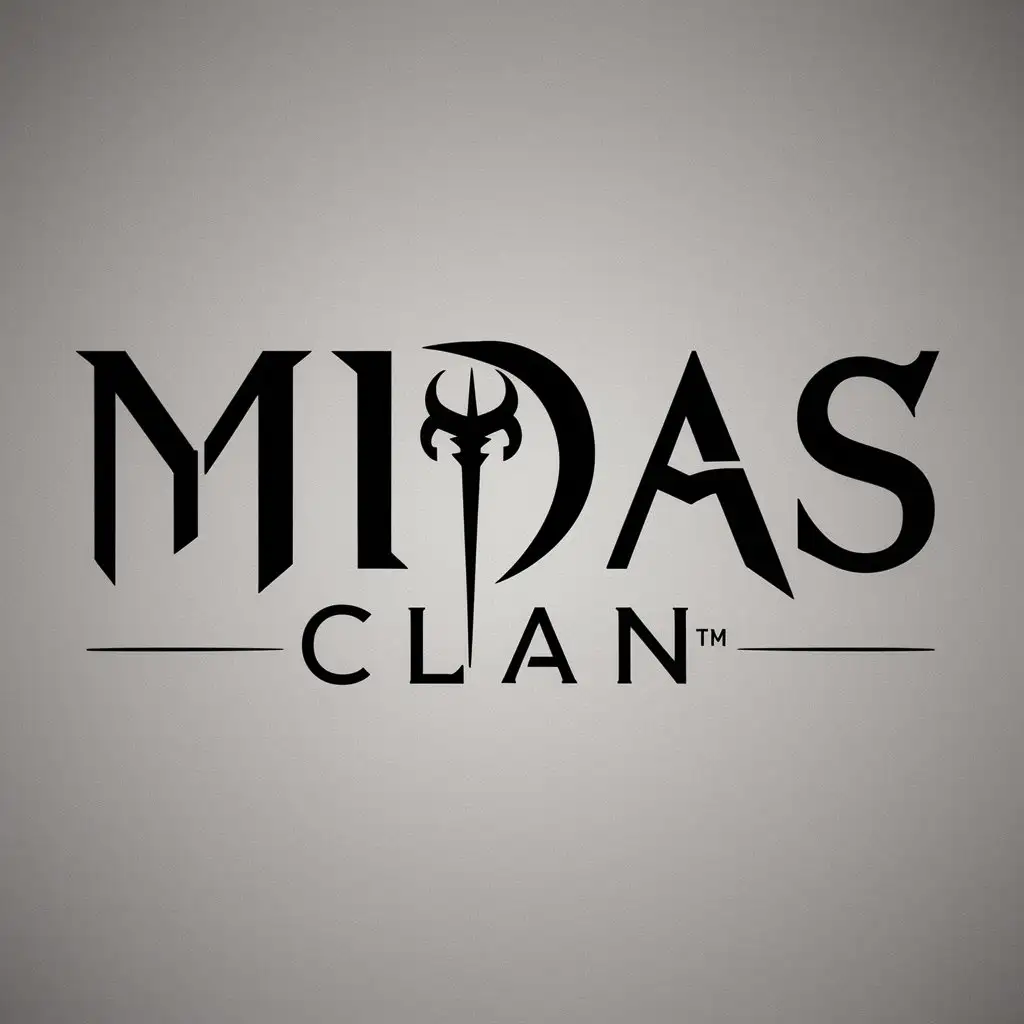 LOGO-Design-for-Midas-Clan-Letter-M-and-Diablo-Symbol-in-Entertainment-Industry