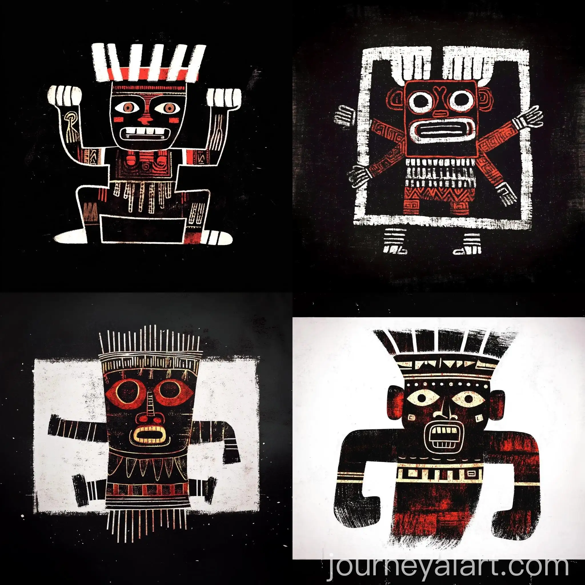 Rustic-Black-and-White-BlockStyle-Illustration-of-Kon-from-Paracas
