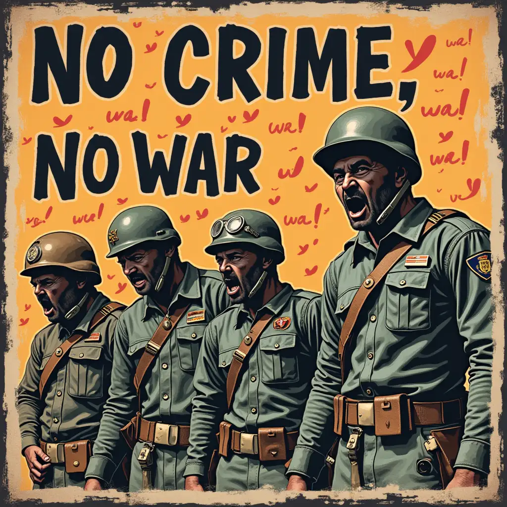 No crime, no war, no discrimination