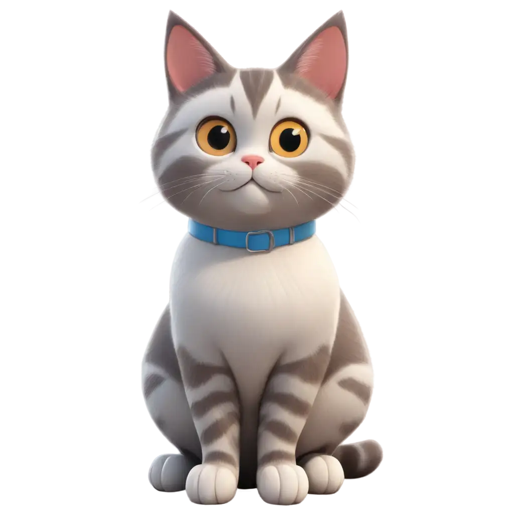 Adorable-3D-Sitting-Cat-PNG-Image-Cute-and-Realistic-Digital-Artwork