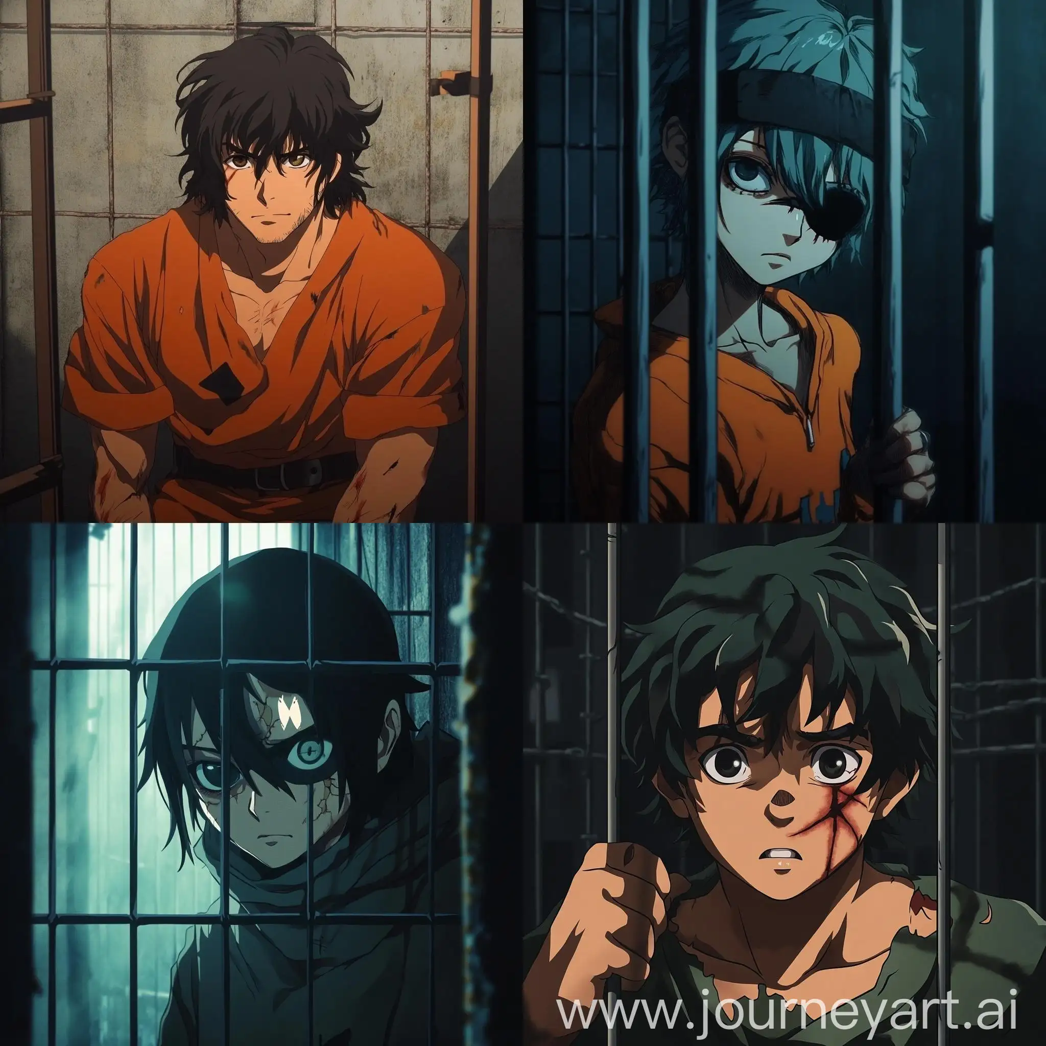 Anime-Bandit-in-Prison-with-Missing-Eye