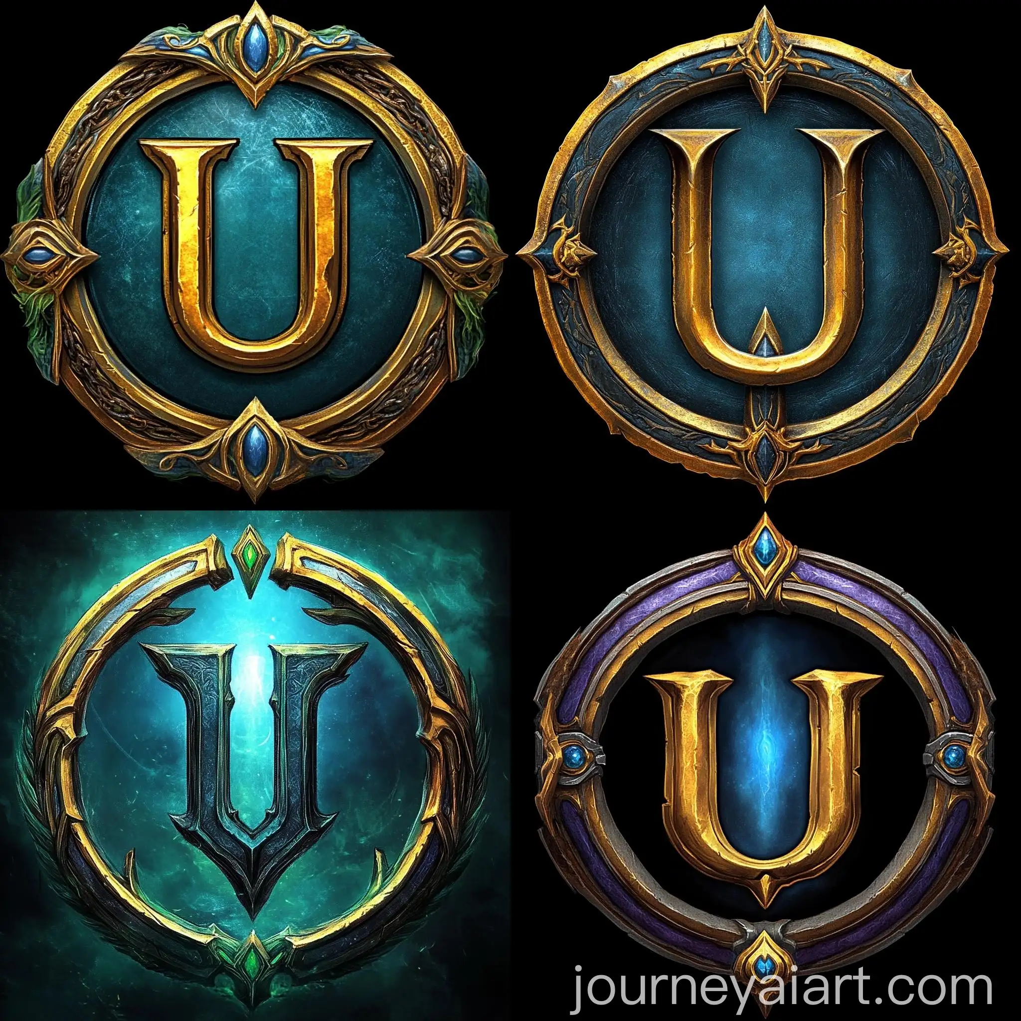 Fantasy-Warglaive-of-Azzinoth-Icon-with-Letter-U