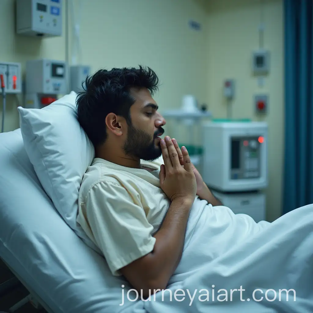 Indian-Patient-Coughing-in-Hospital-Room
