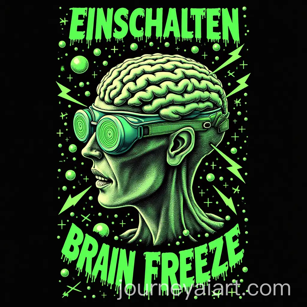 Surreal-Retro-Art-of-a-Hypnotic-Head-with-Exposed-Brain