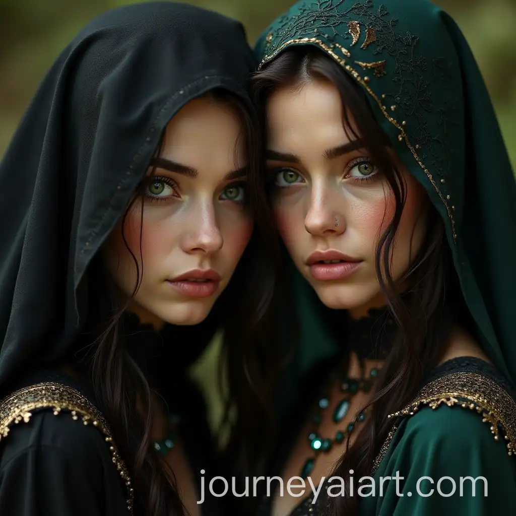 Female-Potion-Witch-Teacher-and-Witch-Knight-Lovers-in-Fantasy-Setting