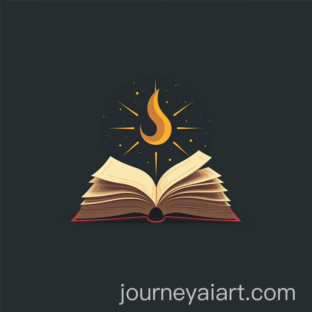 Minimalist-Logo-Design-for-Quran-Reading-Website-Featuring-an-Open-Book