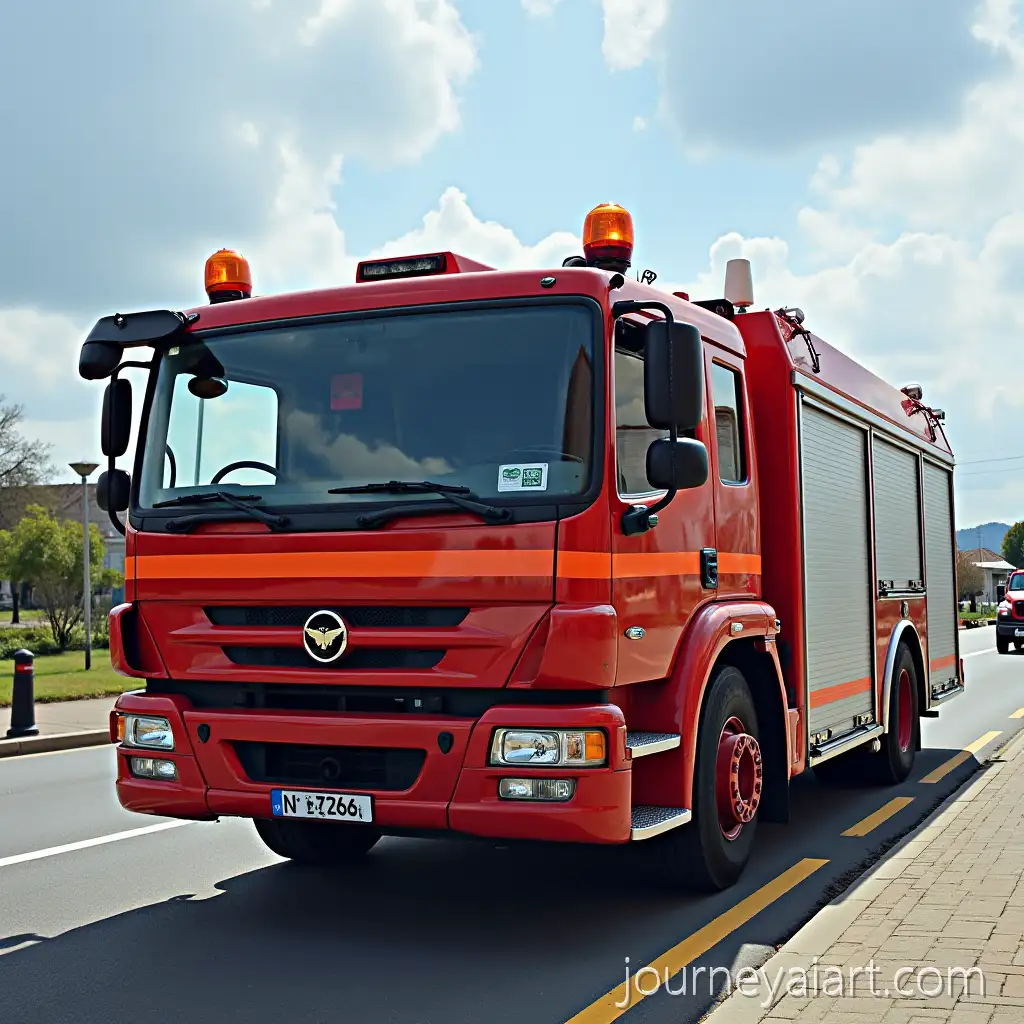 FireFiretruck-image-prompttruck-in-Action-with-Sirens-and-Emergency-Response-Team
