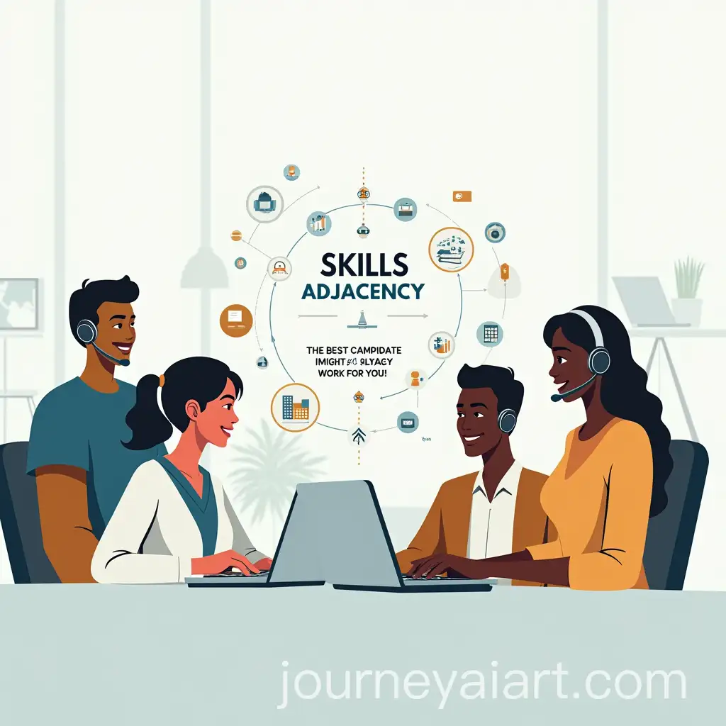 AI-Art-Prompt-ExpansionGhanaian-Workplace-Skills-Adjacency-Infographic-with-Diverse-Professionals
