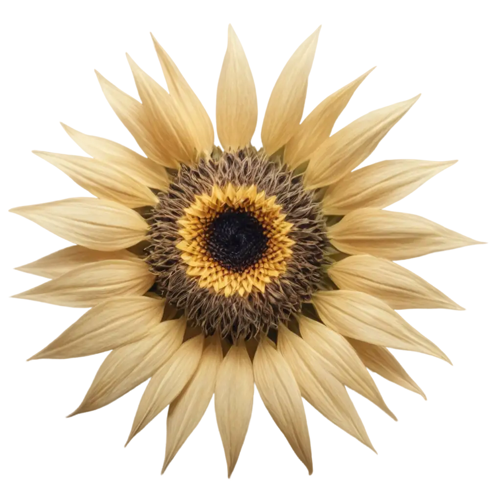 HighQuality-PNG-of-Top-View-Sunflower-in-Macro-Photography-for-Enhanced-Visual-Appeal