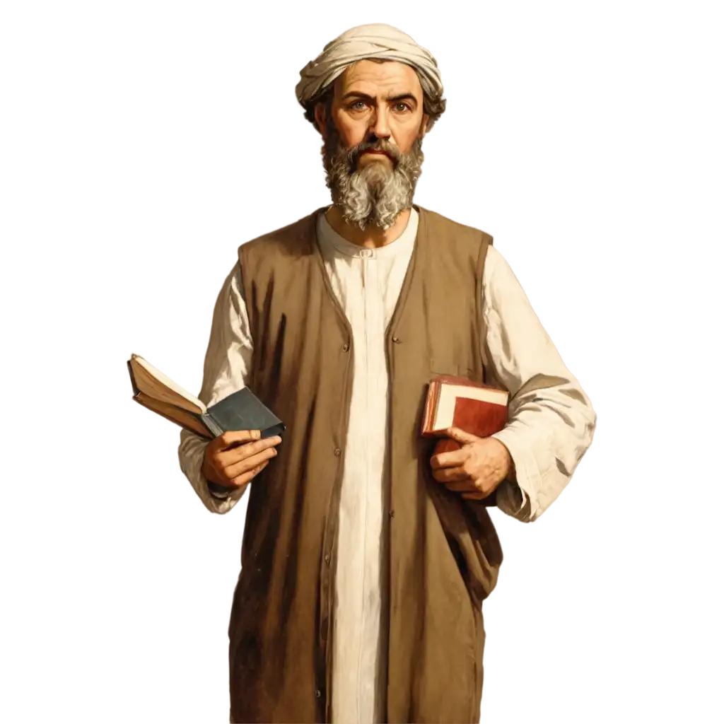 PNG-Image-of-Plato-Holding-the-Quran-Artistic-Interpretation-and-Cultural-Synthesis