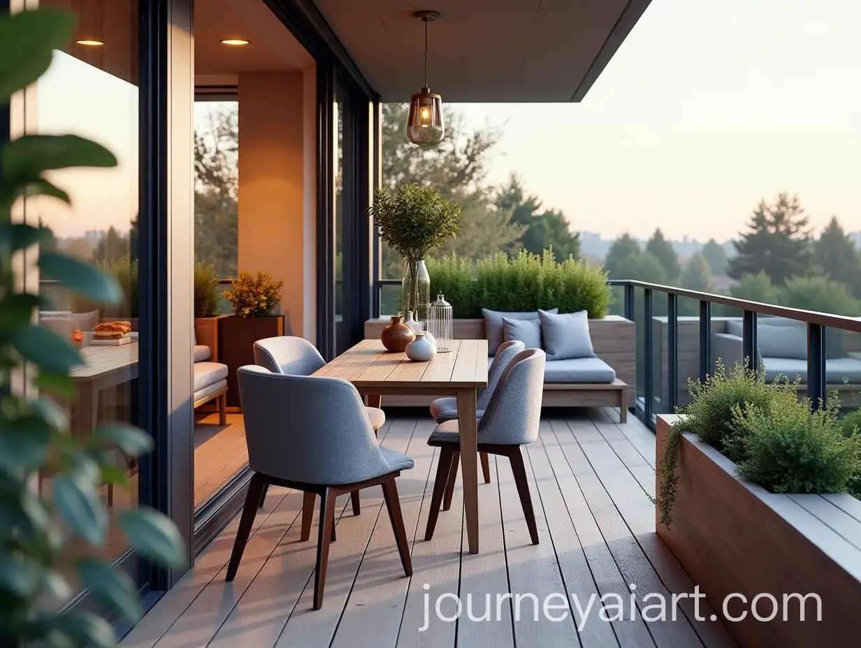 Cozy-Balcony-Alfresco-Dining-and-Lounge-with-Greenery-and-Soft-Lighting