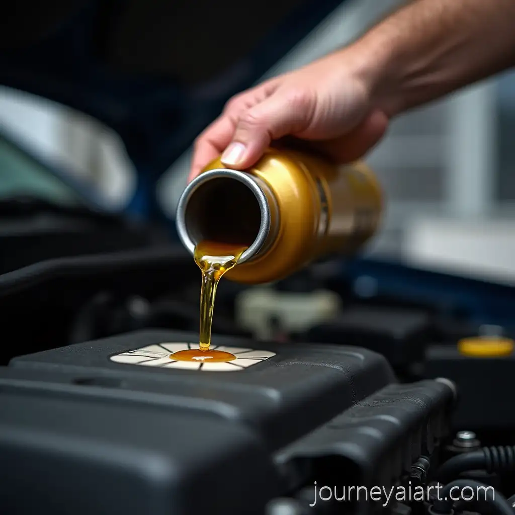Mechanic-Inspecting-Car-Engine-Oil-in-Auto-Workshop