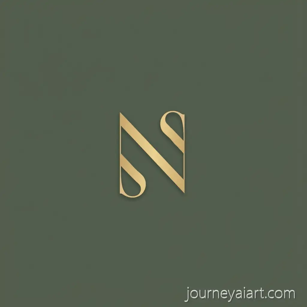 Premium-Monogram-SN-Logo-Design-with-Soft-Gold-and-Olive-Green-for-Executive-Women