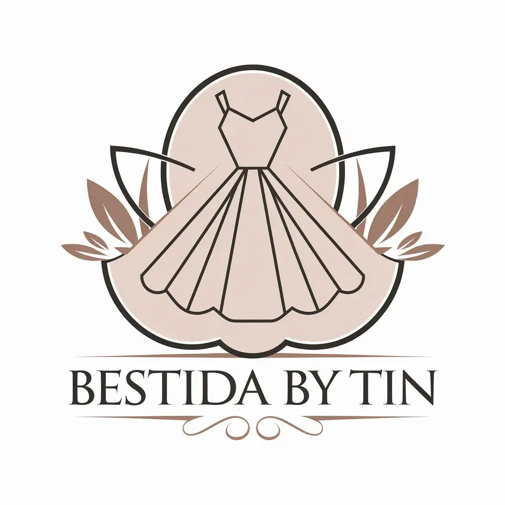 LOGO Design for Bestida by Tin Elegant Dress Symbol for Beauty Spa Industry