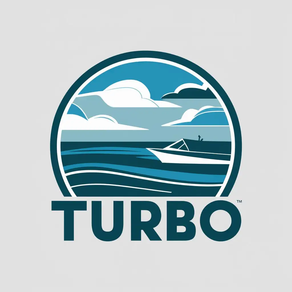 LOGO-Design-For-Turbo-Sky-and-Sea-Inspired-Vector-Logo