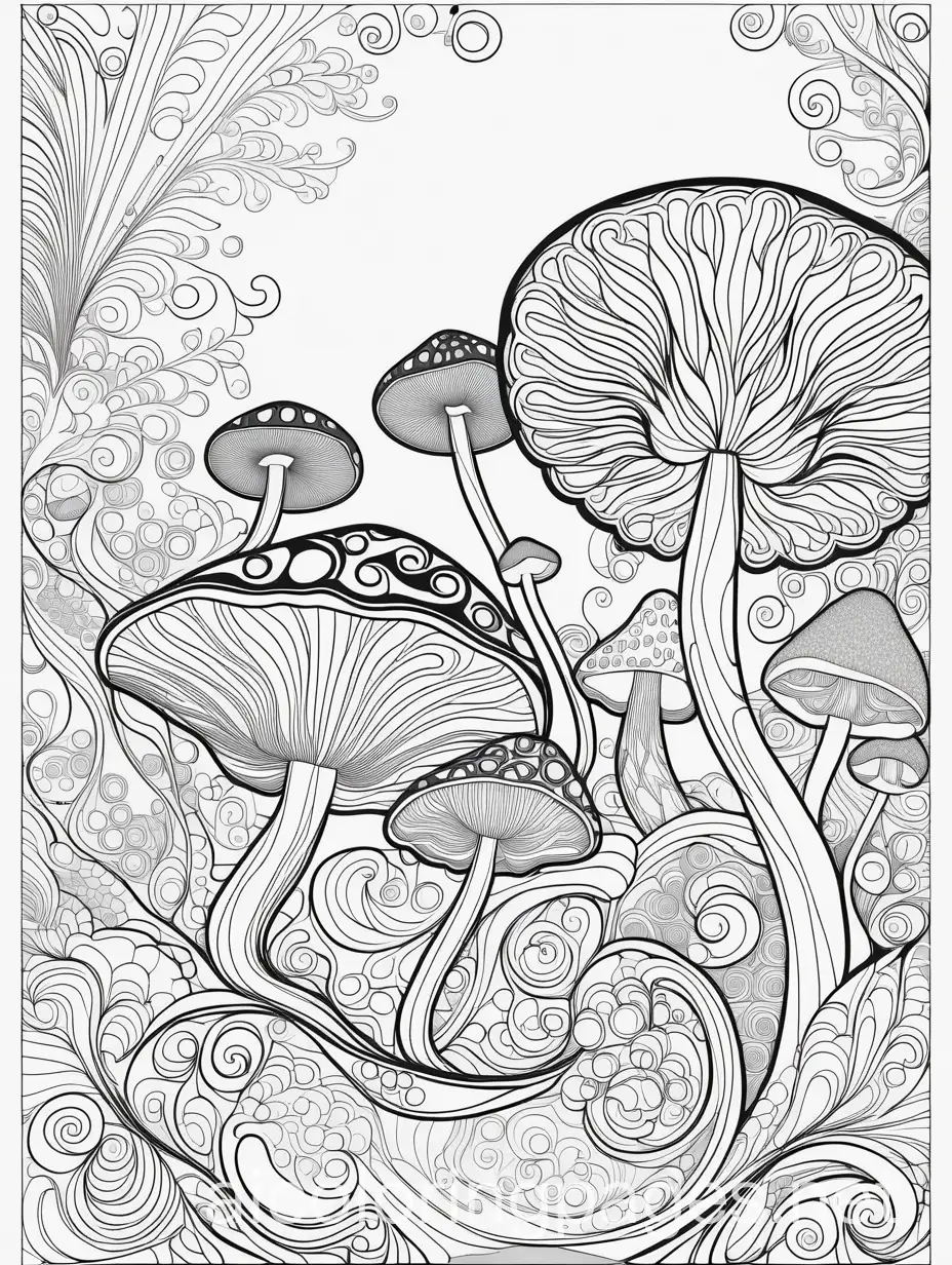 Psychedelic-Mushrooms-Coloring-Page-with-Swirling-Patterns-and-Vibrant-Colors