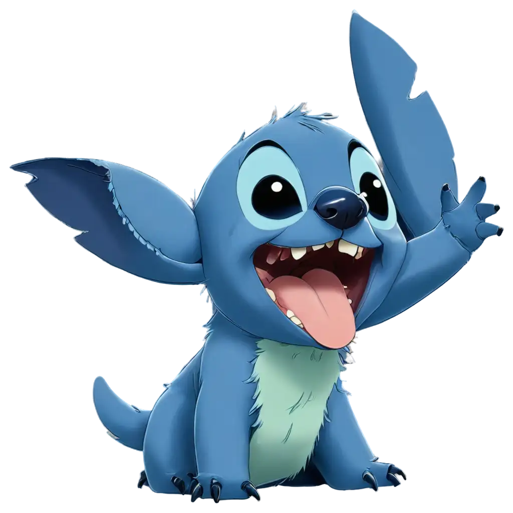 Smiling-Stitch-PNG-Image-Capturing-the-Cheerful-Essence-of-Stitch-in-HighQuality-Format